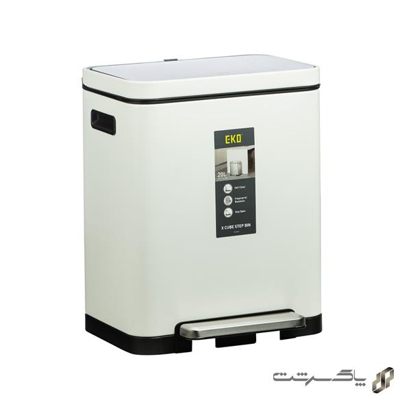 سطل مستطیلی پرو E2368MP-WH20L برند اکو