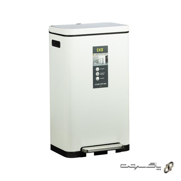 سطل مستطیلی پرو E2368MP-WH-30L برند اکو