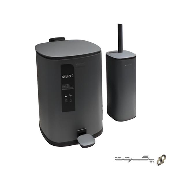 سطل و برس توالت ولانو S1046/Grey برند اسمارت