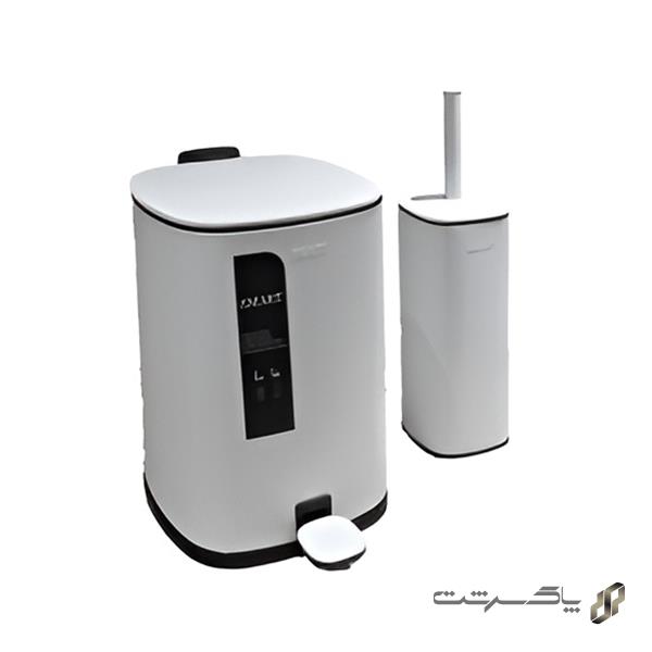 سطل و برس توالت ولانو S1046/White برند اسمارت