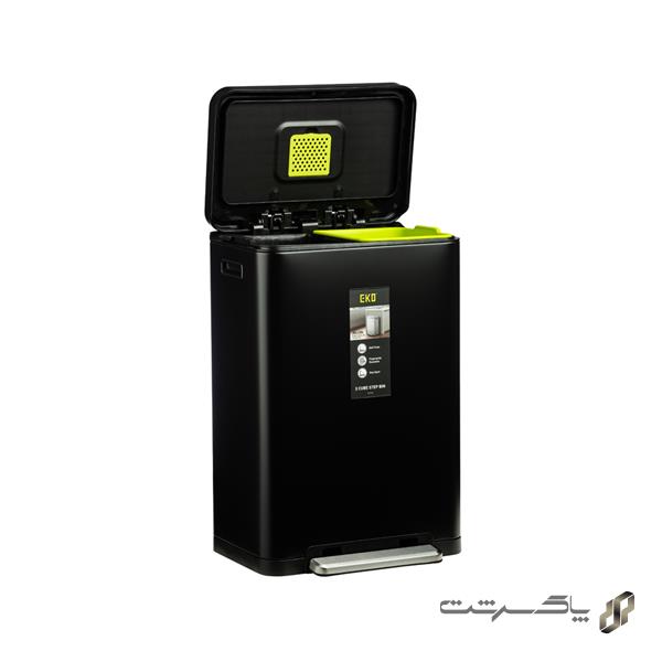 سطل دو مخزنه مستطیلی پرو E2368MP-BL-20L+20L برند اکو 