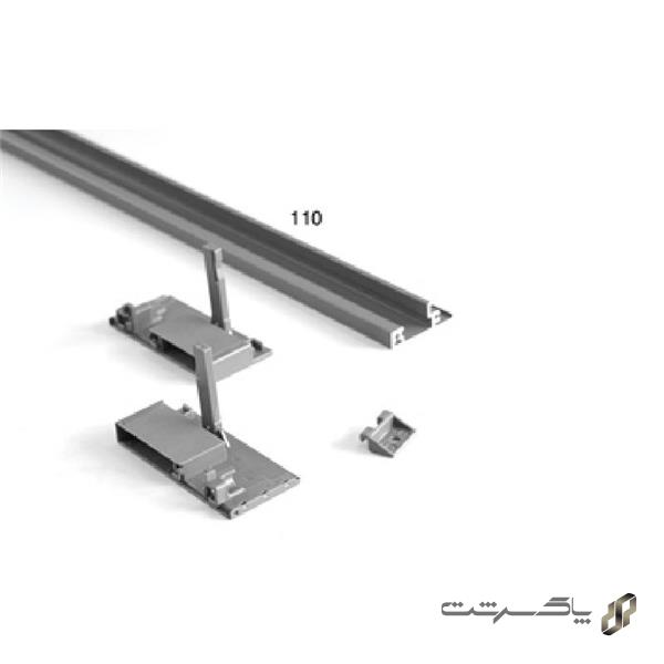 لوازم اینر ریل اسلیم شیشه با فرانت شیشه کوتاه فانتونی B593