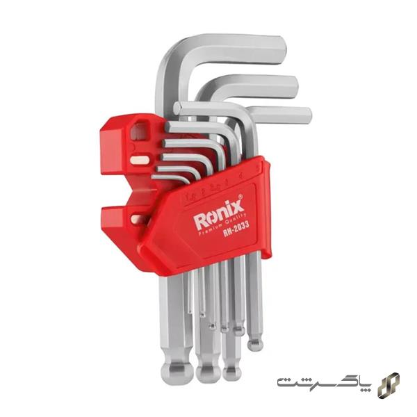 آلن شش گوش 9 عددی کوتاه رونیکس RH-2033