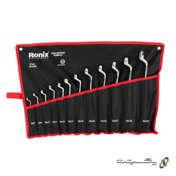 آچار 12 عددی دو سر رینگ کیفی رونیکس RH-2305