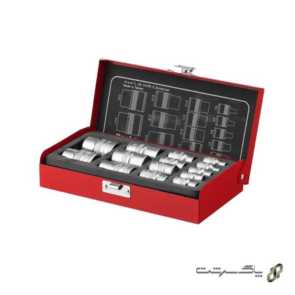 جعبه بکس ترکیبی 14 پارچه E رونیکس RH-2695