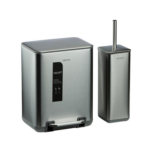 سطل و برس توالت فیونا S6976-SS-06L برند اسمارت