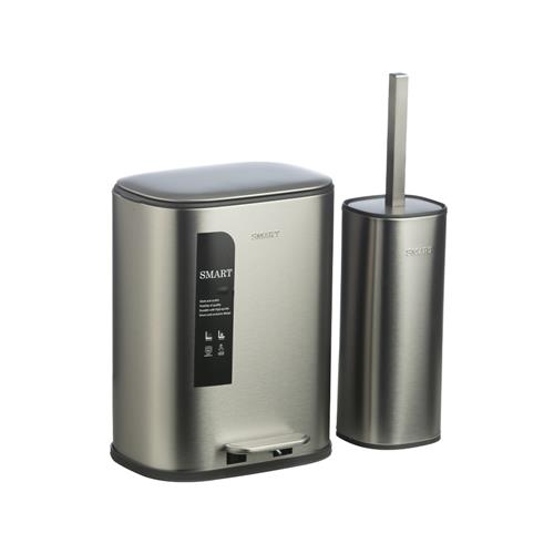 سطل و برس توالت جاستین S6917GML-5L برند اسمارت