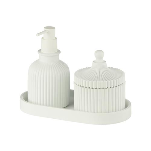 ست اکسسوری 3 تکه رزین SAD-280B/WH برند اسمارت