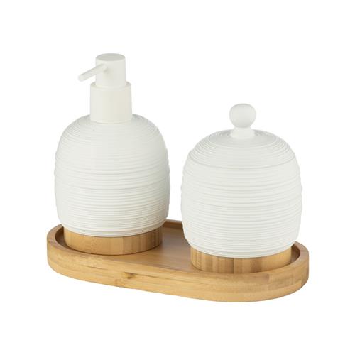 ست اکسسوری 3 تکه رزین SAD-269B/WH برند اسمارت