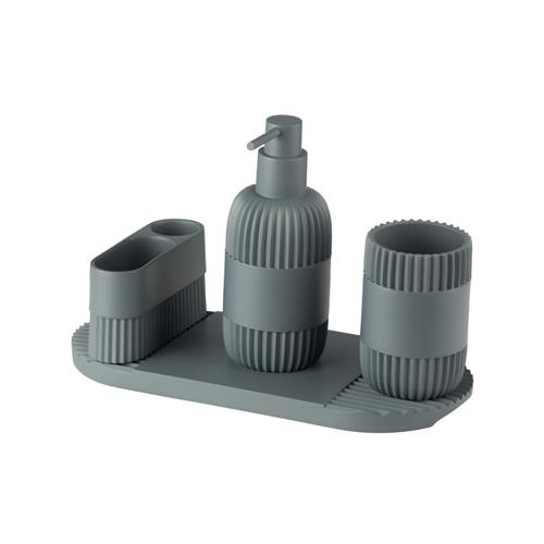 ست اکسسوری 4 تکه رزین SAD-254C/Gray برند اسمارت