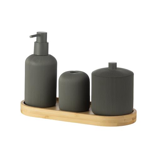 ست اکسسوری 4 تکه رزین SAD-300C/Gray برند اسمارت