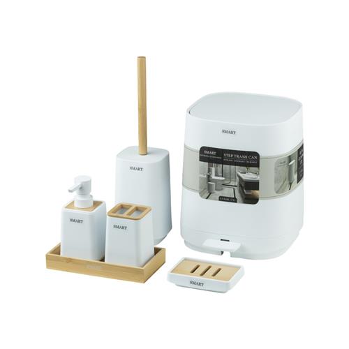 ست اکسسوری سرویس بهداشتی 6 تکه SVeniz/WH برند اسمارت