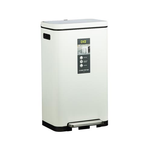سطل مستطیلی پرو E2368MP-WH-30L برند اکو