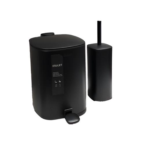 سطل و برس توالت ولانو S1046/Black برند اسمارت