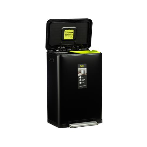 سطل دو مخزنه مستطیلی پرو E2368MP-BL-20L+20L برند اکو 